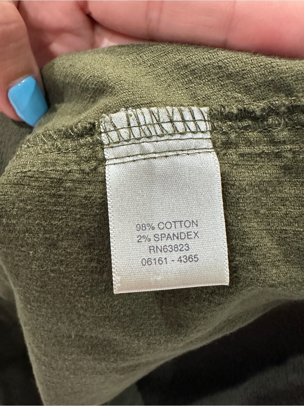 Christopher & Banks Olive Corduroy Midi Skirt - Picture 7 of 7